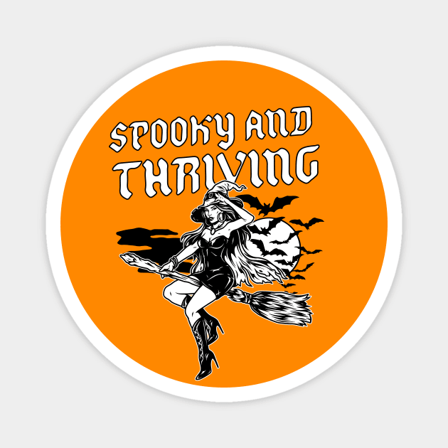 Spooky & Thriving Magnet by benjaminhbailey